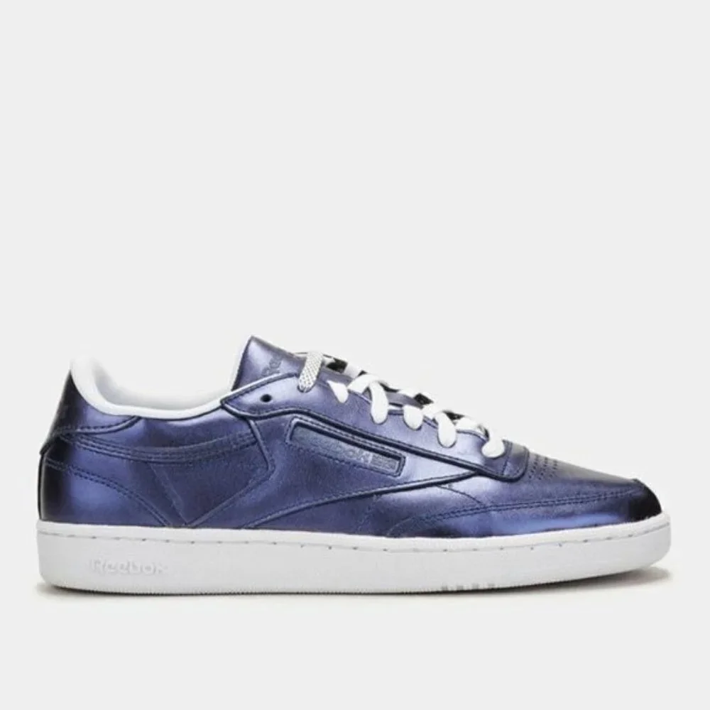 Reebok Club C 85 S Shine Women’s Sneakers – Royal Dark Blue / White – Size 6